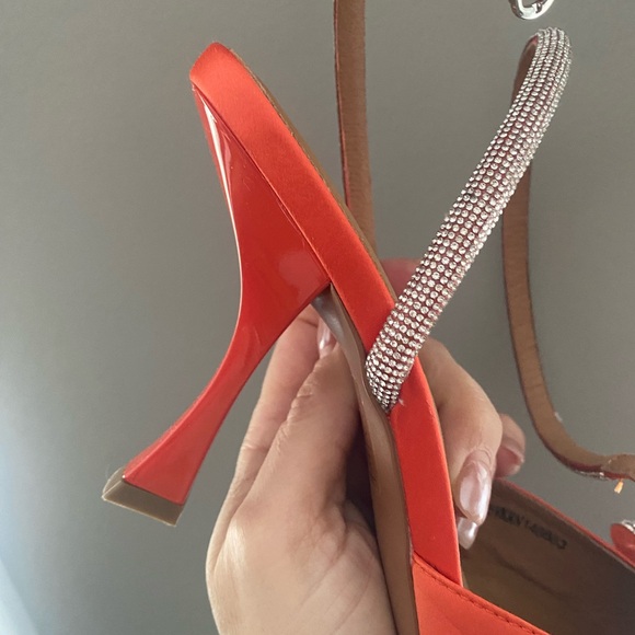 Bibi Lou Alessia bow heels - orange - Picture 4 of 7